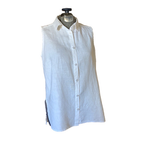 Crown Linen Designs Shirt, XS, White
